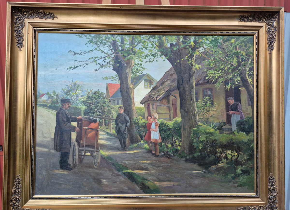 Harald Pryn (Danish) Wall Art in Oil on Canvas