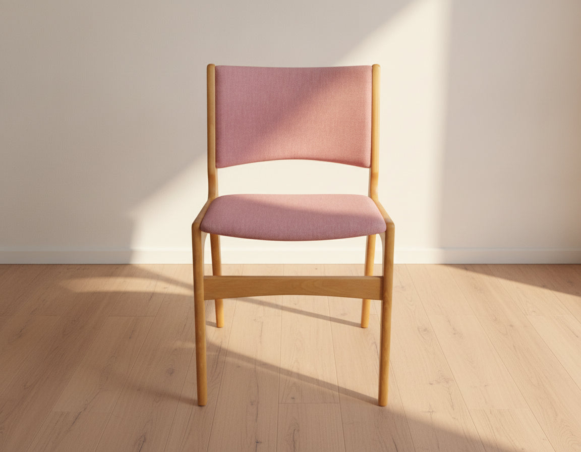 Erik Buch Model 89 Dining Chair in Solid Oak, set of 6 – Biophi