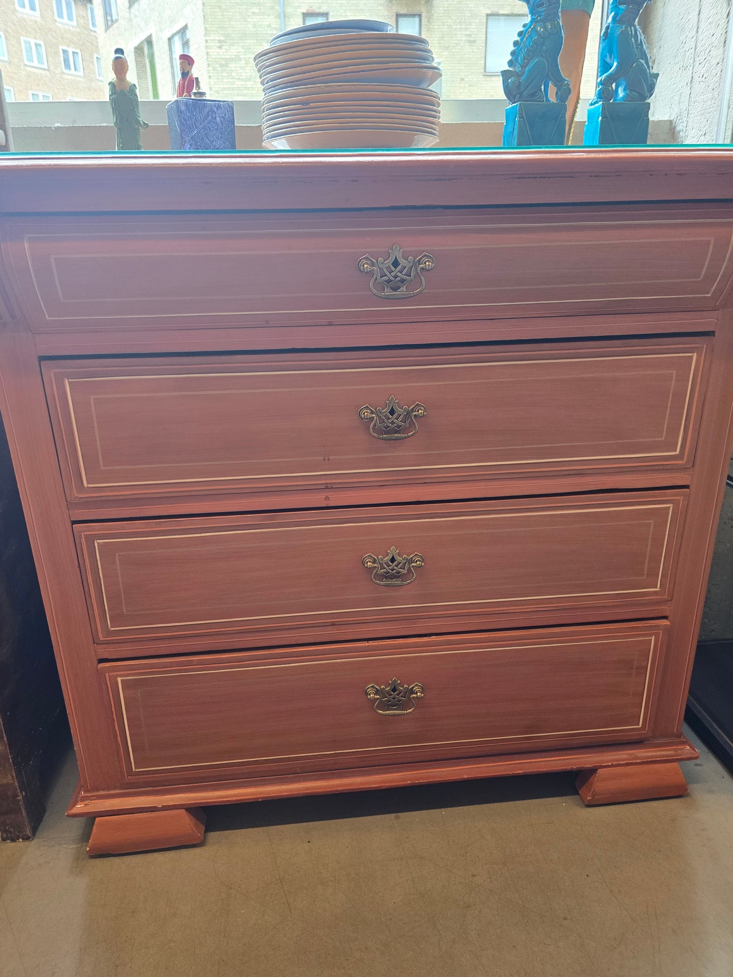 Wooden 4-Drawer Dresser