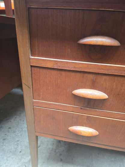 Teak Wood Office Desk with Drawers