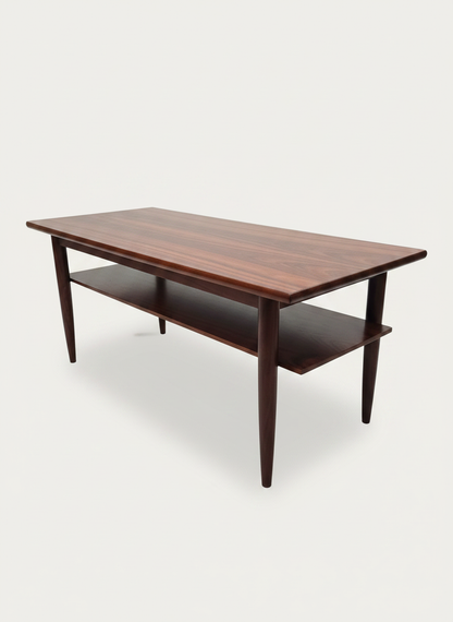 Vintage Rosewood Coffee Table, Mid-Century Modern