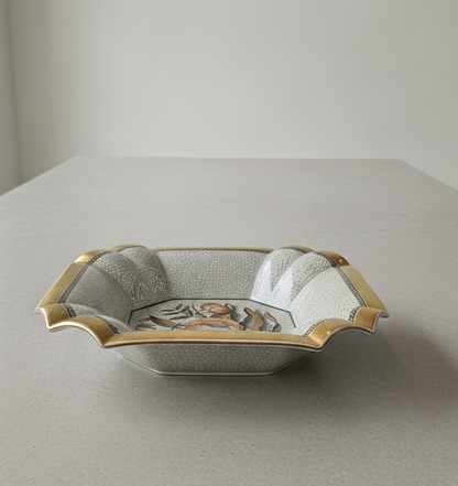 Royal Copenhagen Crackle Glaze Serving Dish