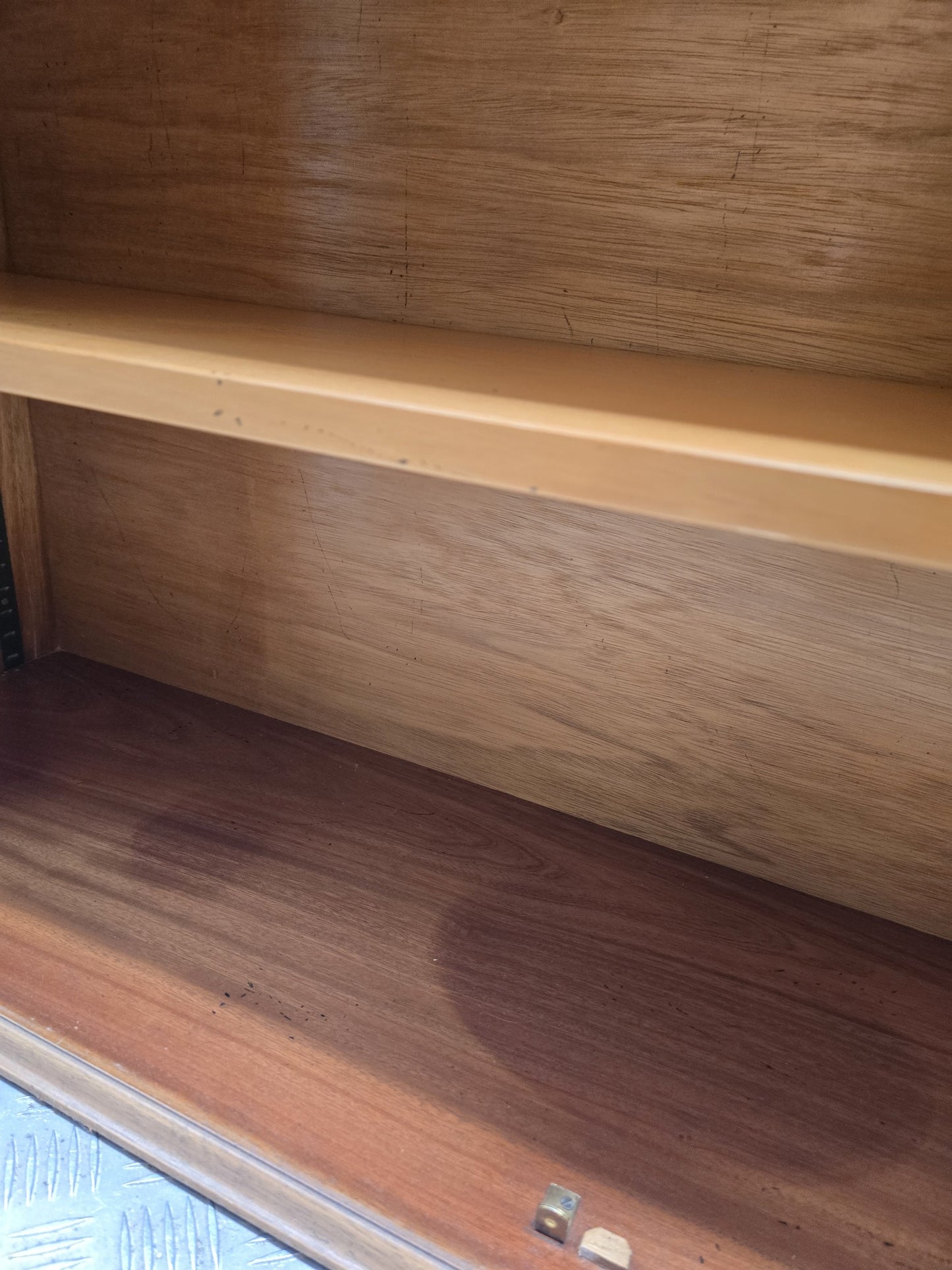 Wooden Display Cabinet with Glass Doors