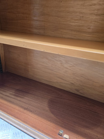Wooden Display Cabinet with Glass Doors
