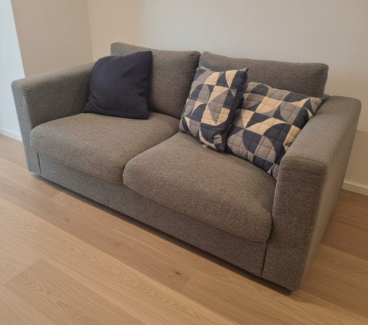 Grey Upholstered Sofa