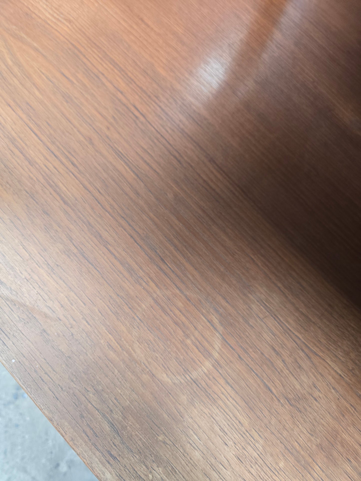 Vintage Scandinavian Teak Office Desk with Drawers