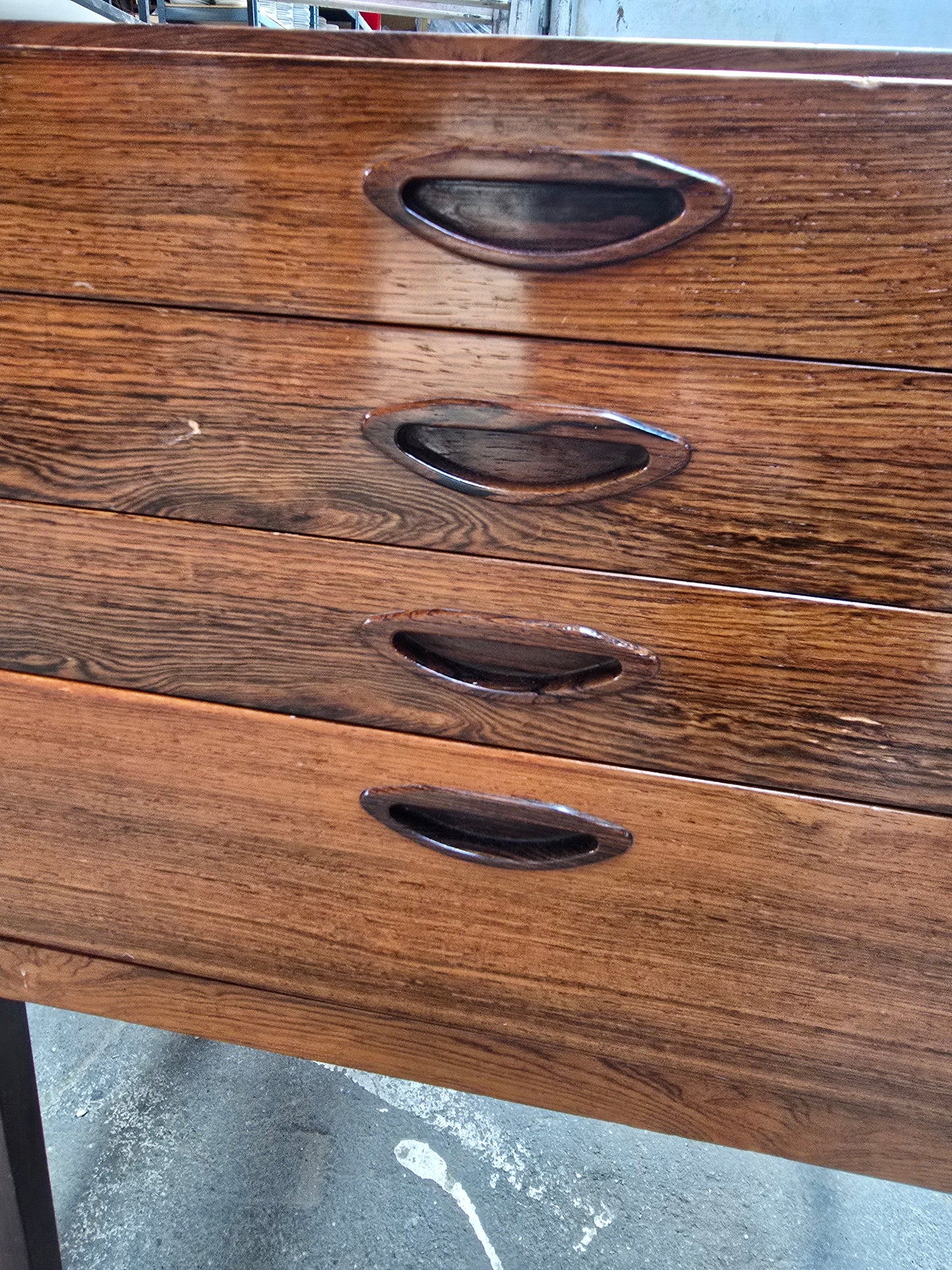 Kai Kristiansen Rosewood 4-Drawer Chest