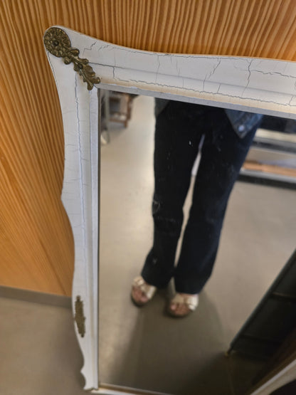 White Wooden Mirror