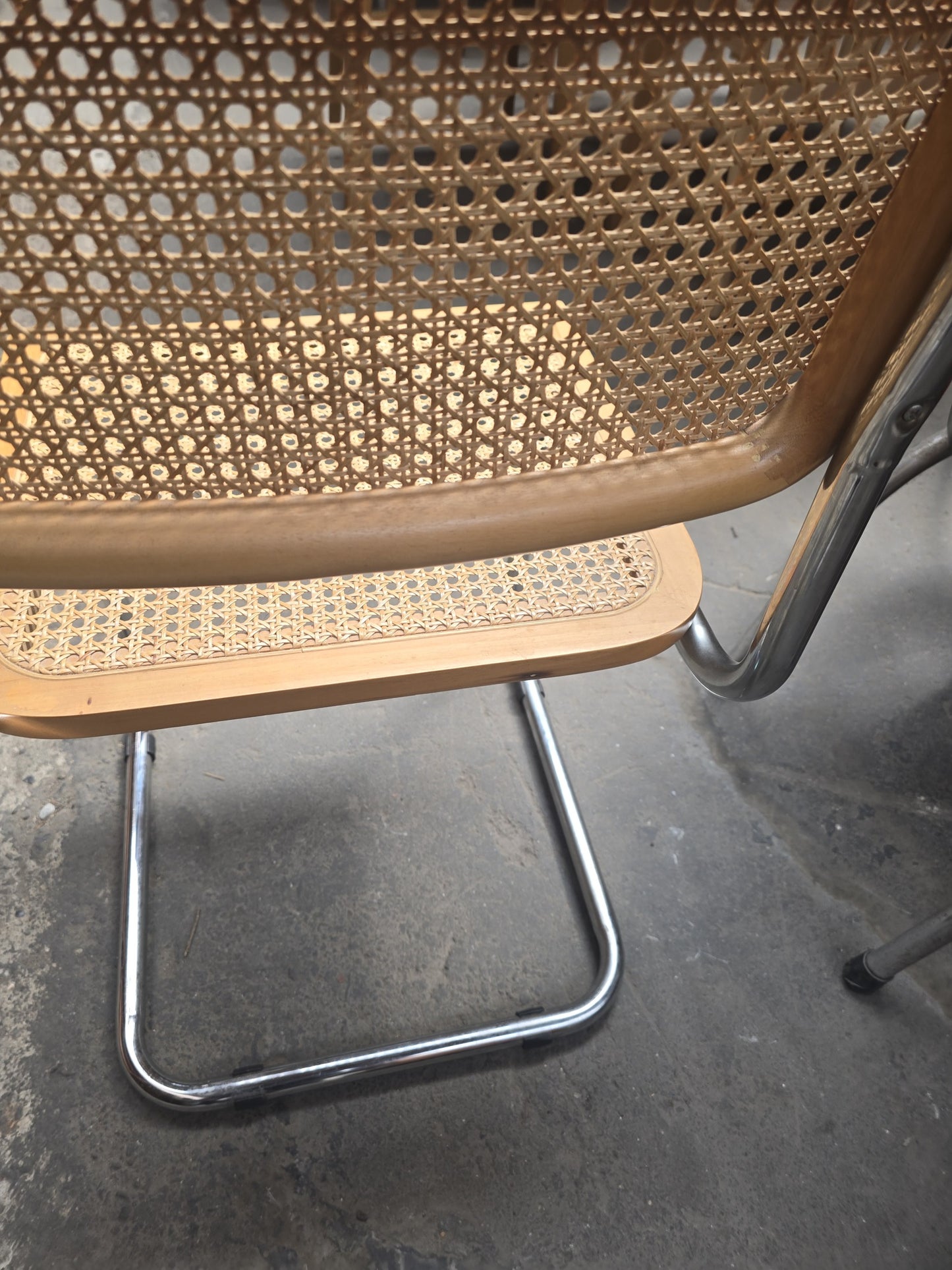 4 Marcel Breuer Cane Chairs