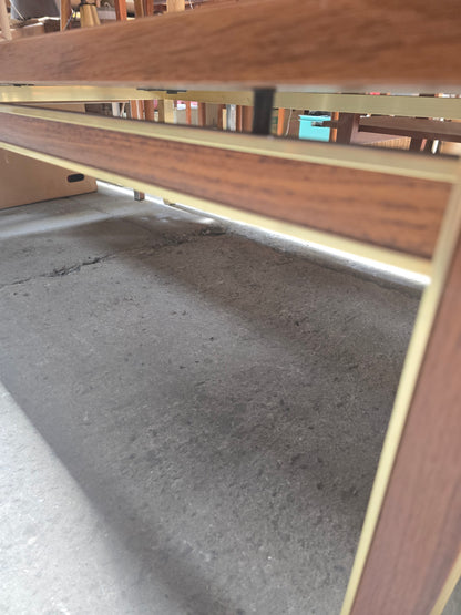 Rosewood & Marble Coffee Table