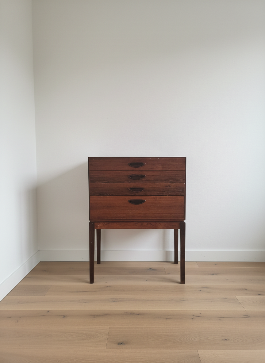 Kai Kristiansen Rosewood 4-Drawer Chest
