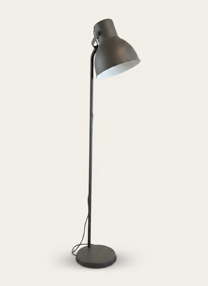 Modern Grey Metal Floor Lamp