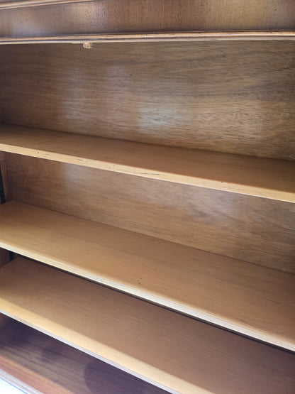 Wooden Display Cabinet with Glass Doors