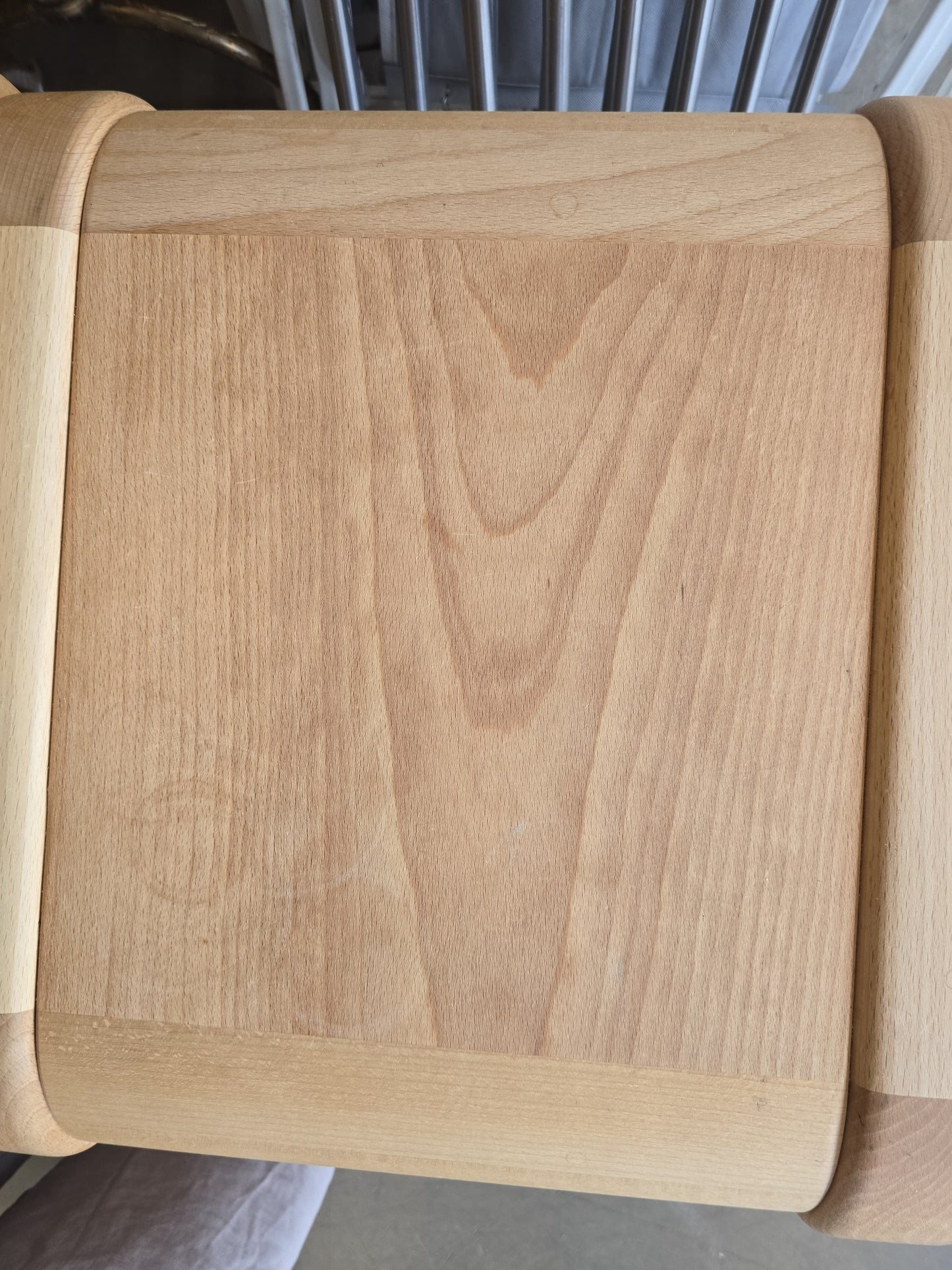 Wooden Side Table with Storage