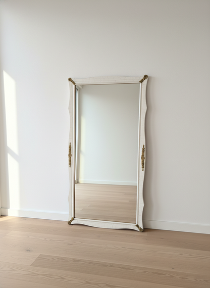 White Wooden Mirror