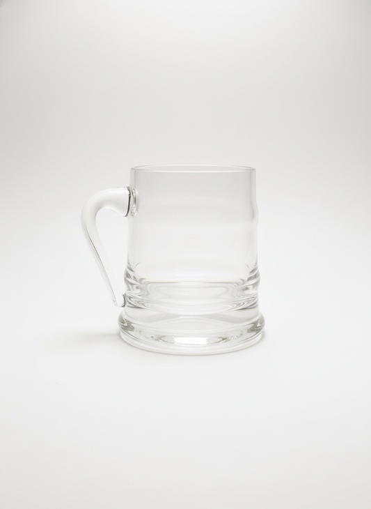 8 Textured Clear Glass Tumblers