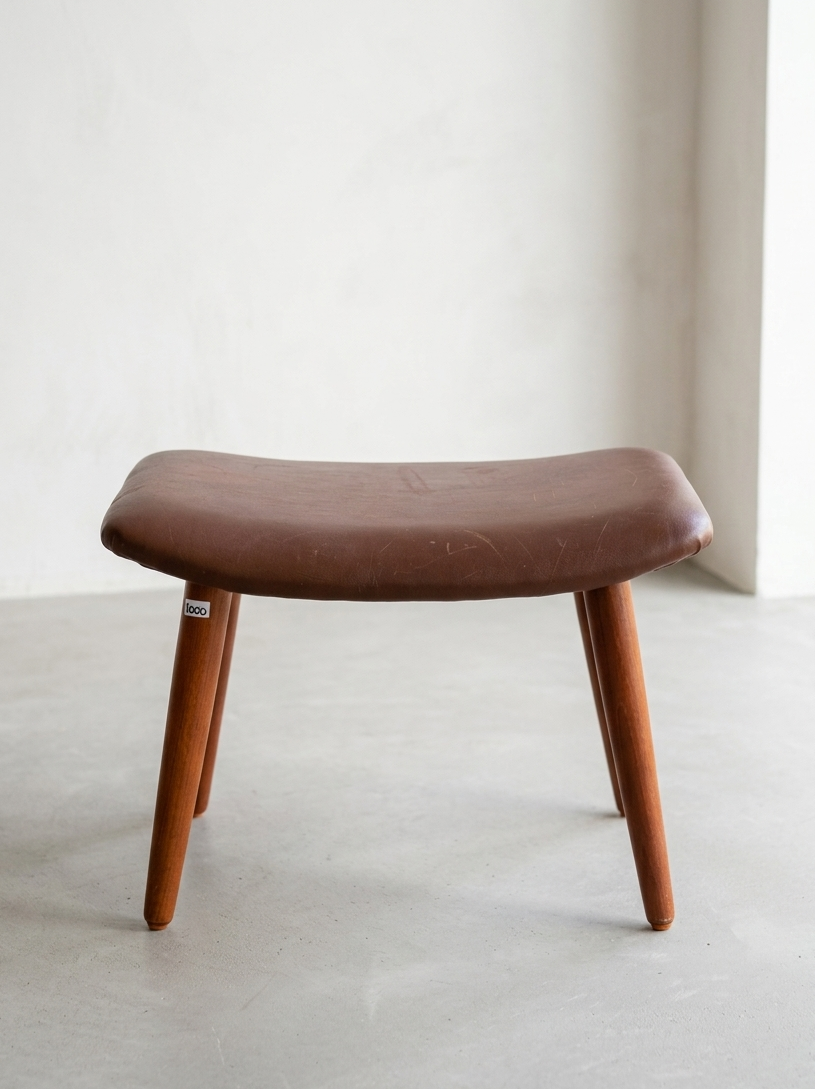 Vintage Teak Ottoman