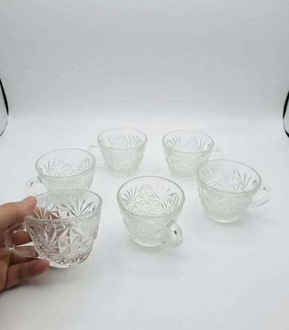 Crystal glass cups