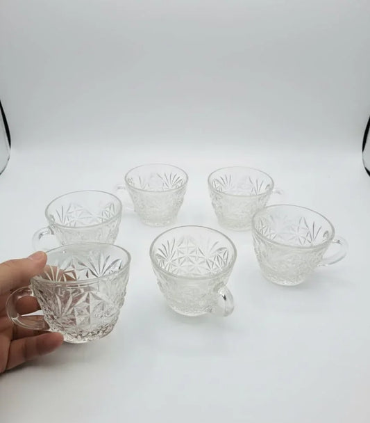 Crystal glass cups
