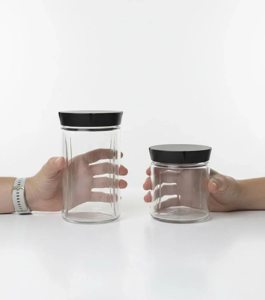 Rosendahl glass storage jars - 2