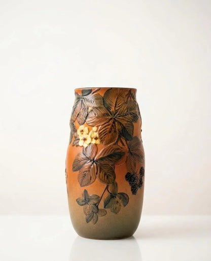 Danish Floral Ceramic Vase