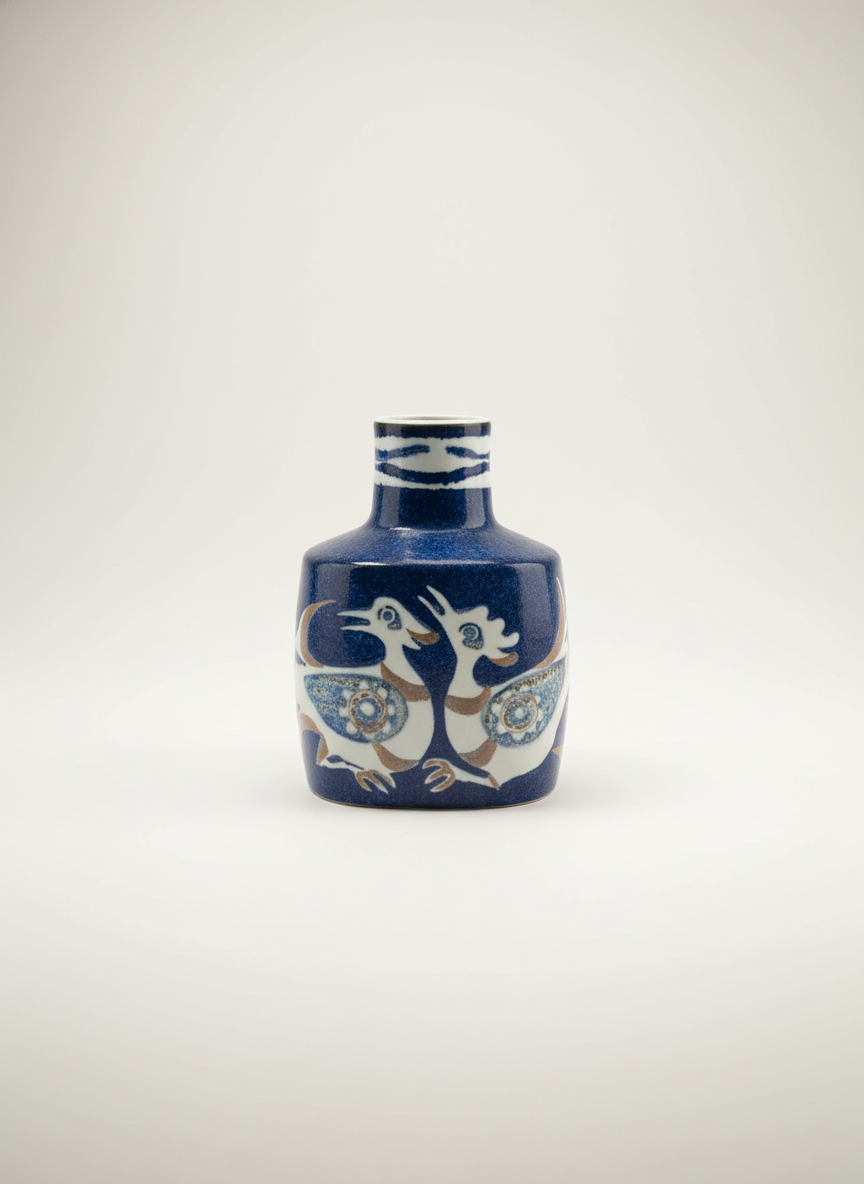 Royal Copenhagen Vase with Bird Motif