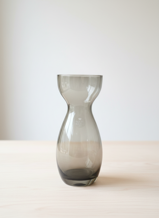Vintage HolmeGaard Smoked Glass Vase