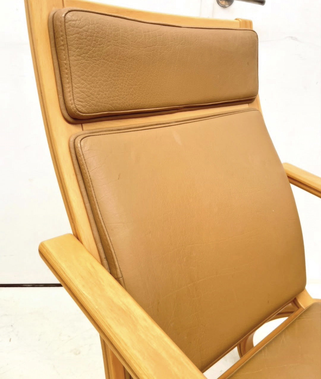 2 Danish Beechwood Lounge Chairs