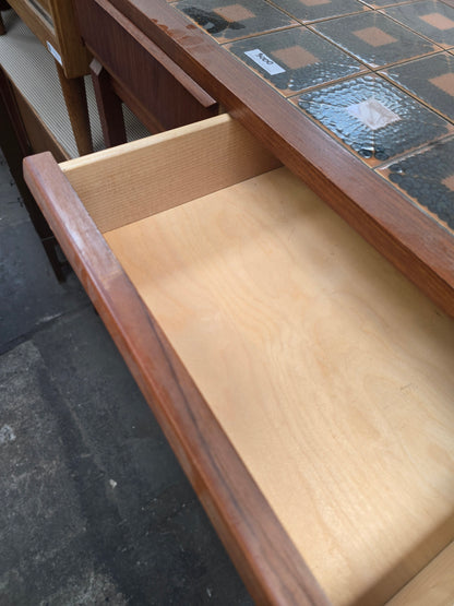 Vintage Teak & Tile Coffee Table