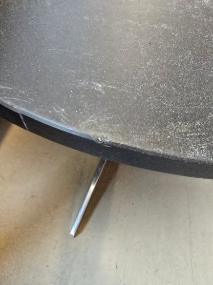 Modern Hard Plastic & Metal Coffee Table
