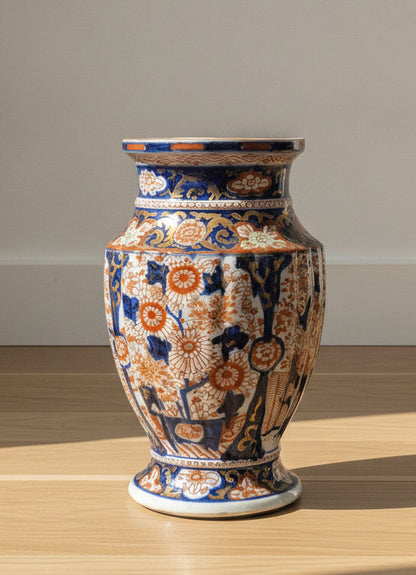 brugte-japansk-imari-keramikvase