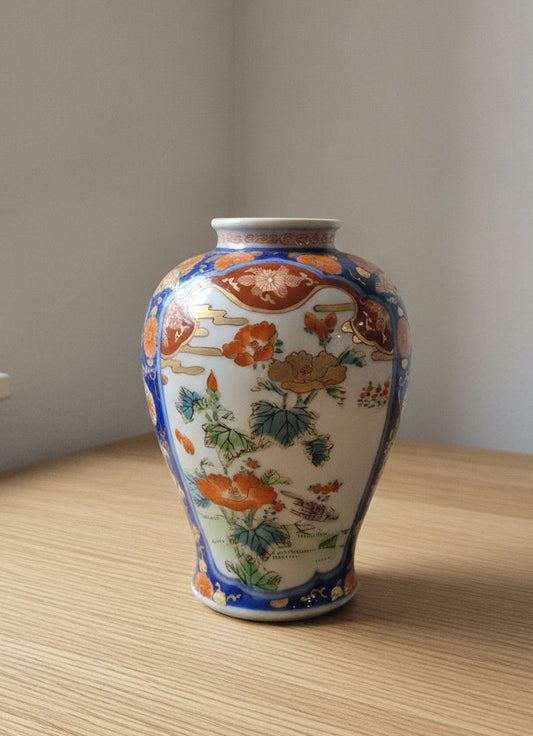 brugte-japansk-imari-porcelænsvase