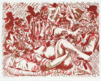 brugte-jrg-immendorff-the-birth-of-the-painter-litografi-1945-3