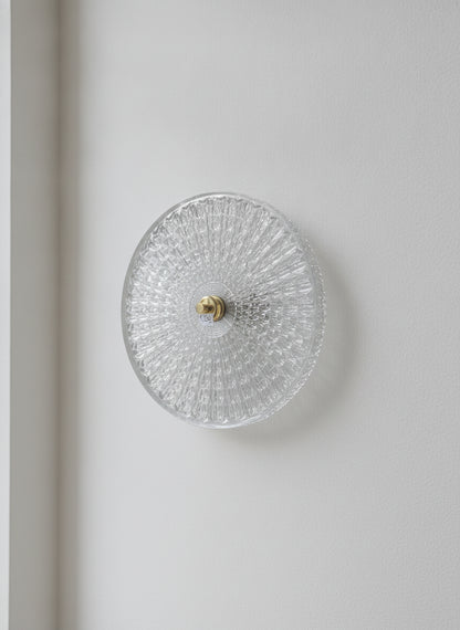 brugte-loftlampe-i-klar-glas-og-messing