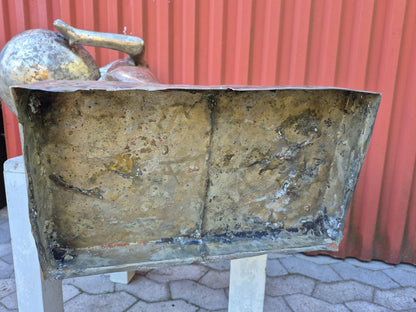 brugte-messing-kattefigur-med-skål-3