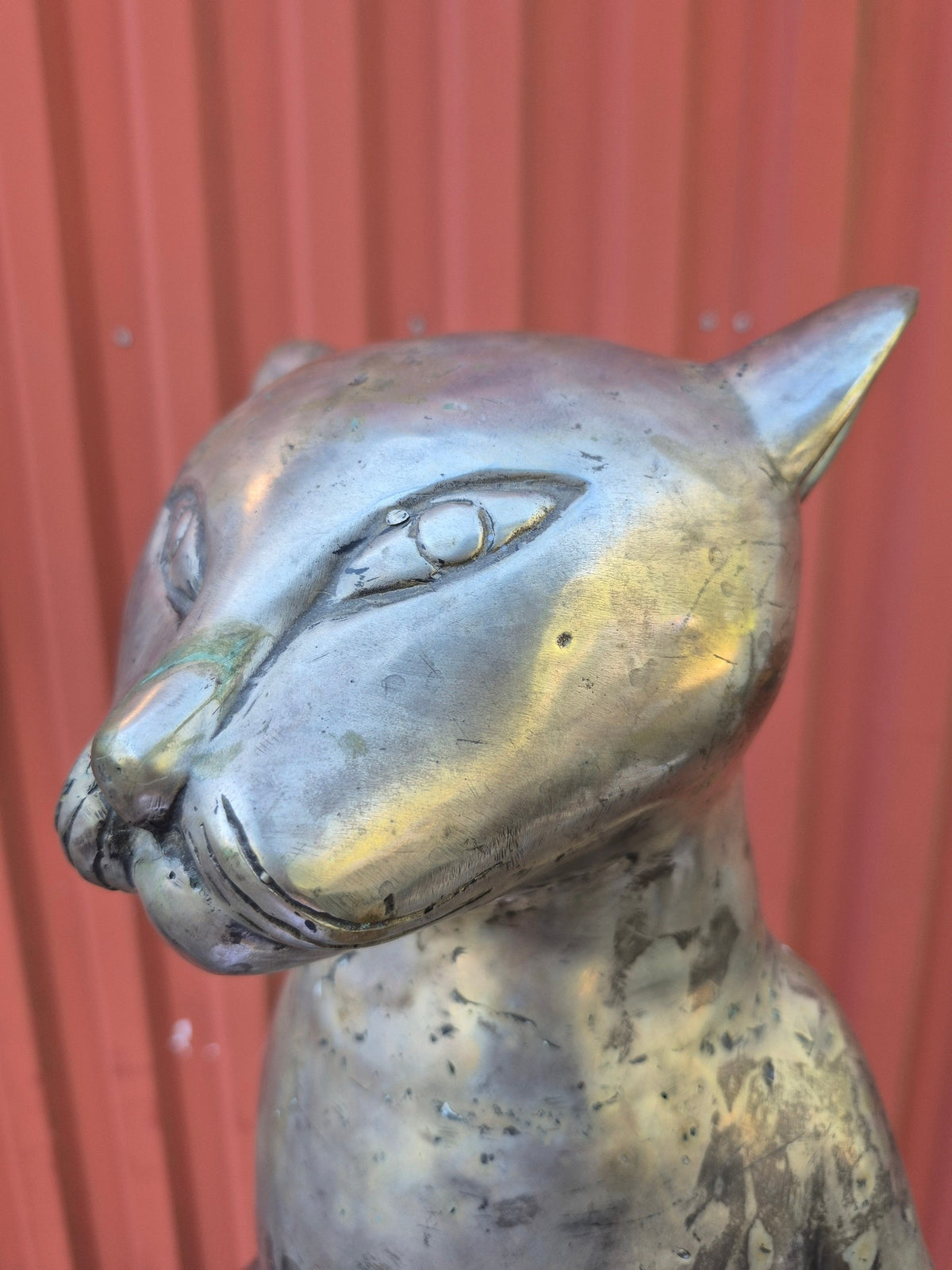 brugte-messing-kattefigur-med-skål-5