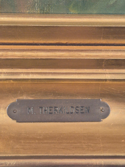 brugte-michael-therkildsen-oliemaleri-på-lærred-1985-3