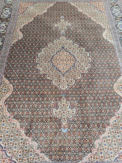 brugte-persisk-tabriz-silkestæppe-210-x-300-cm-1