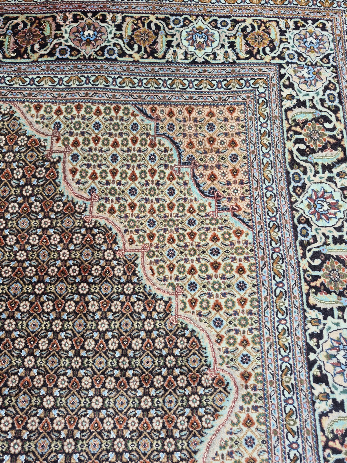 brugte-persisk-tabriz-silkestæppe-210-x-300-cm-3