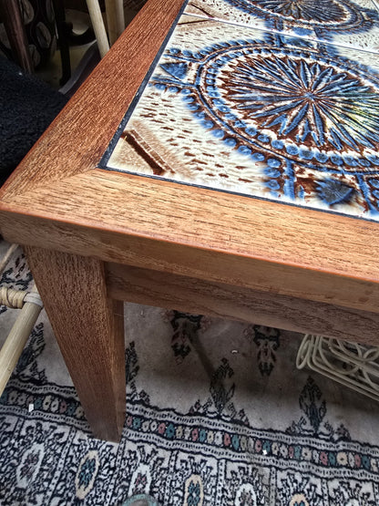 brugte-sidebord-i-teak-og-royal-copenhagen-kakler-2