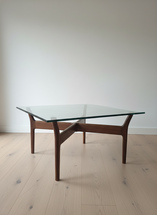 Alf Svensson Rosweood & Glass Coffee Table