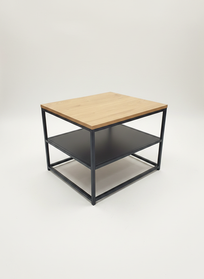 Metal and Wood Coffee Table