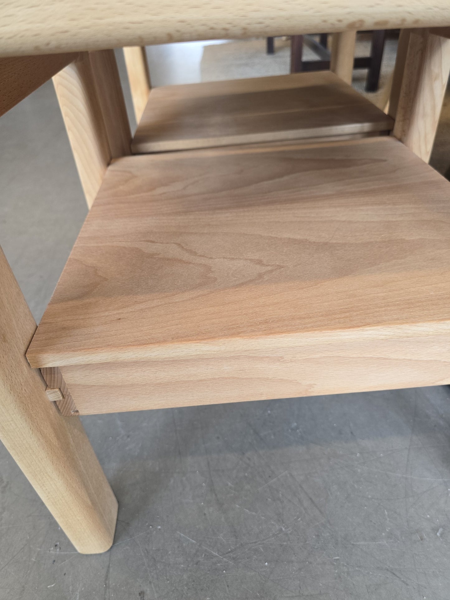 Wooden Side Table with Storage