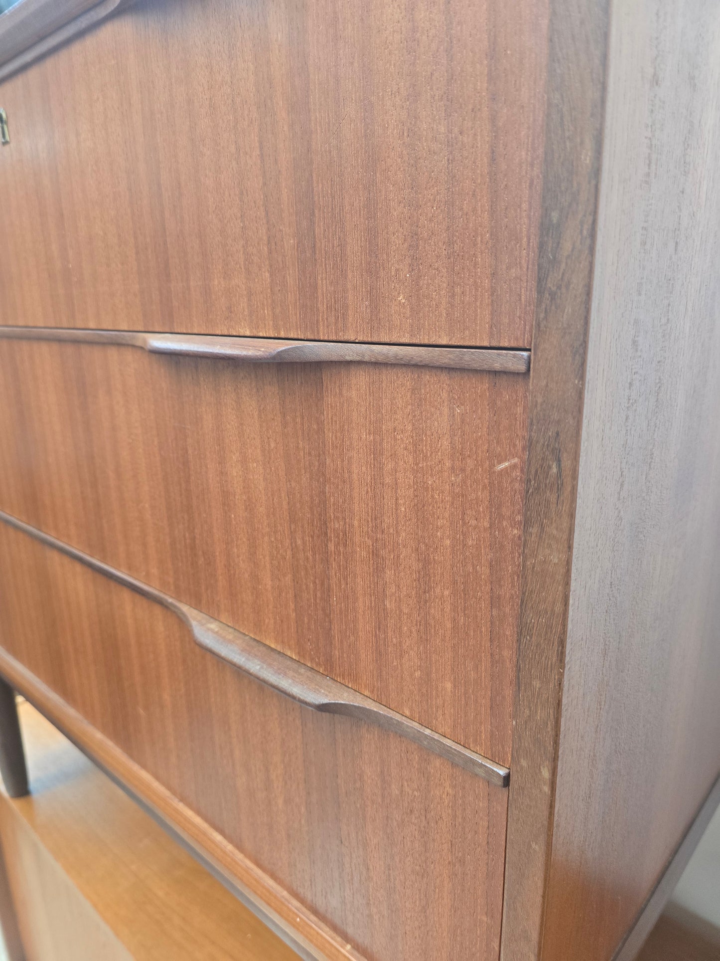 Vintage Scandinavian Teak 3-Drawer Dresser