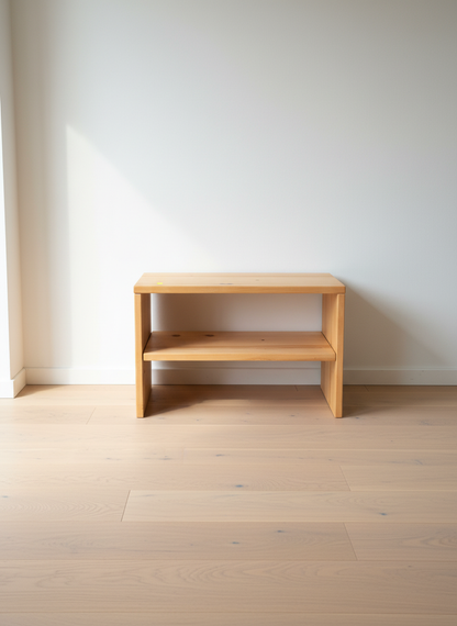 Light Wood Modular Shelf Unit