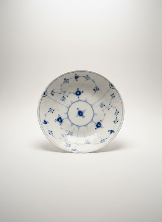 Bing & Grøndahl Fluted Porcelain Deep Plate