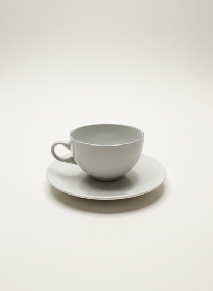 2 Royal Copenhagen Fajance Cup and Saucer Set