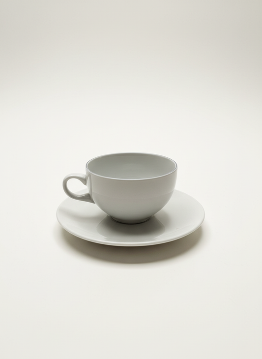 2 Royal Copenhagen Fajance Cup and Saucer Set