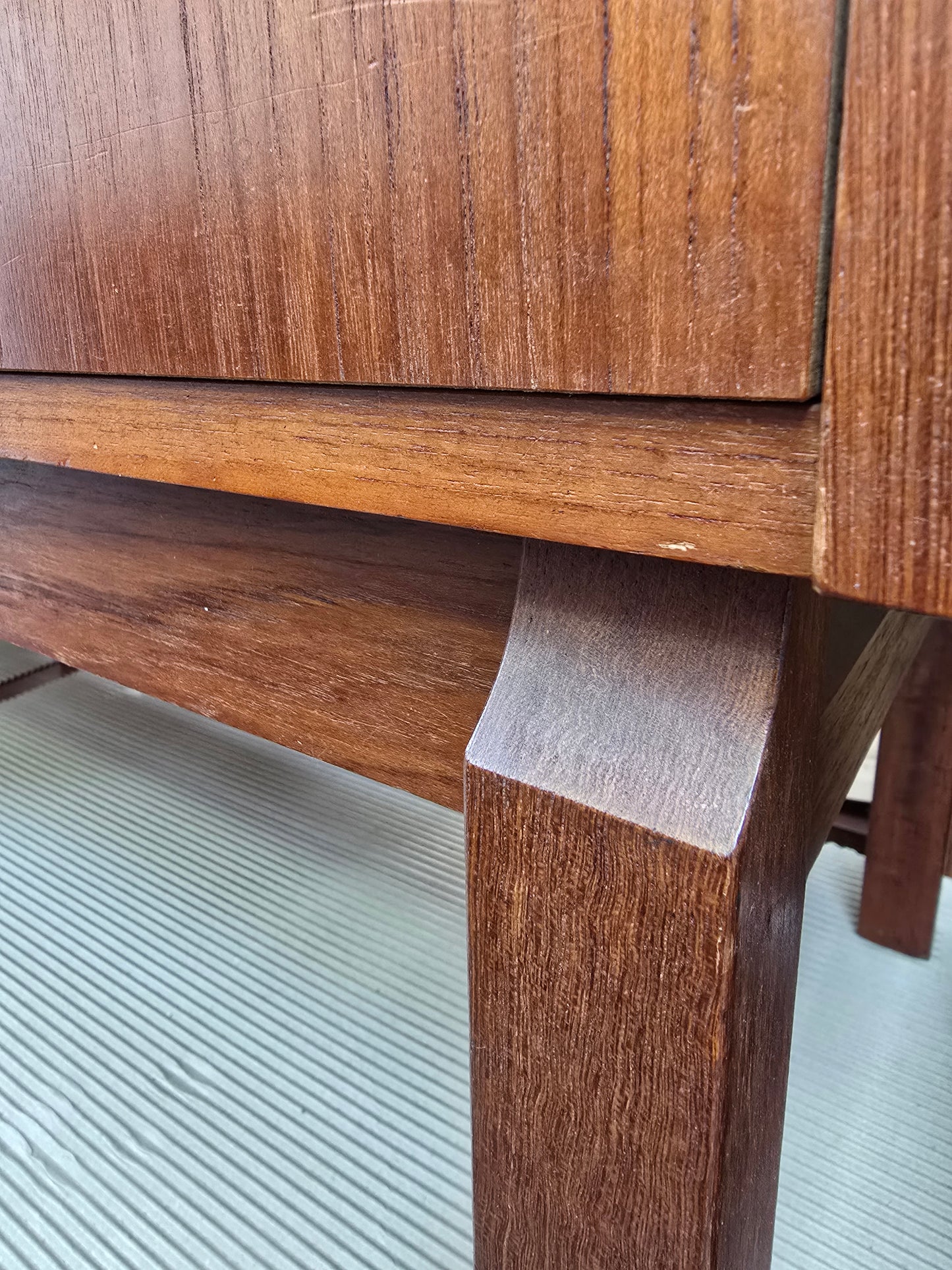 Vintage Teak & Tile Coffee Table