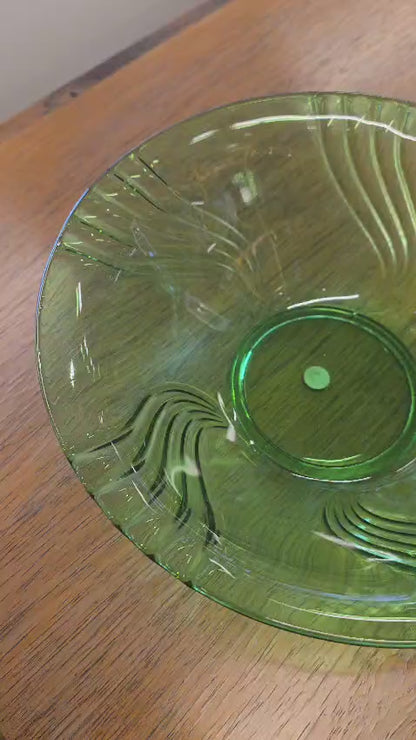 Emerald Green Glass Bowl